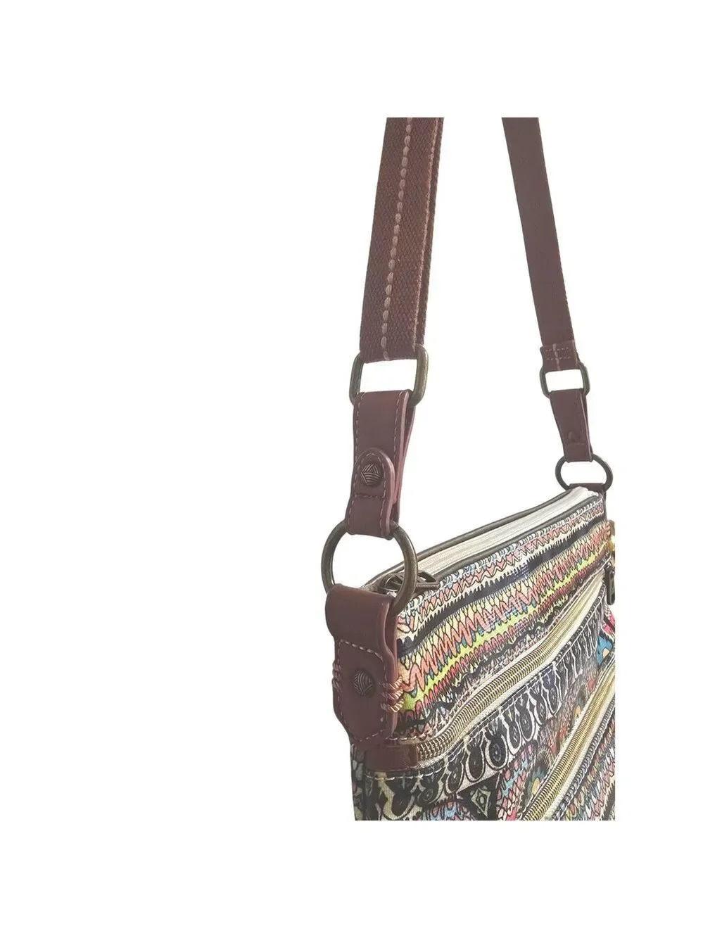 Sakroots Artists Circle Basic Crossbody In Coated Canvas